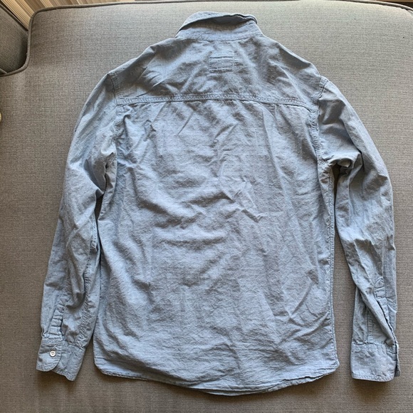 Chambray PD&C Button Down Shirt - Picture 2 of 3
